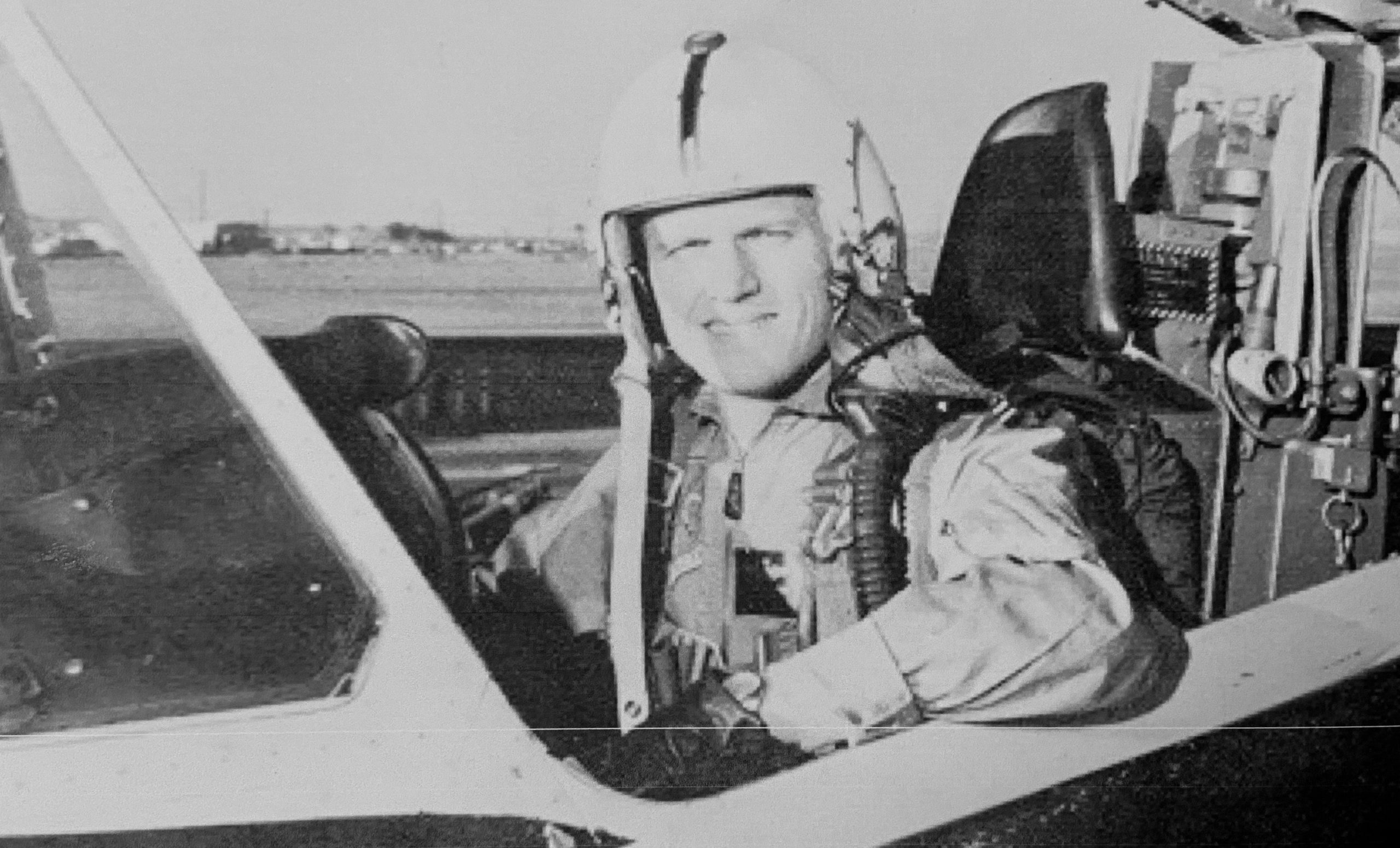 Frank in his F-84F